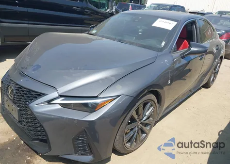 2021 Lexus Is 350 F Sport из США, поврежденный, VIN JTHGZ1E2XM5021224